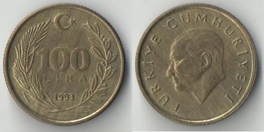 Турция 100 лир (1989-1993)