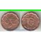 Свазиленд 5 центов 2011 год (Мсвати III) (тип II, год-тип) (медь-сталь)