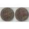 Россия 1 копейка 1714 год мд (Пётр I Црь) (год буквами) (7222 год от Сотворения мира)