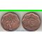 Свазиленд 10 центов 2011 год (Мсвати III) (тип II, год-тип) (медь-сталь)