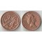 Австралия 2 цента (1985-1989) (тип II, нечастый тип и номинал) (Елизавета II)