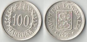 Финляндия 100 марок 1956 год (серебро)