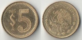 Мексика 5 песо 1985 год