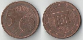 Мальта 5 евроцентов 2008 год