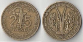 Того Французская 25 франков 1957 год