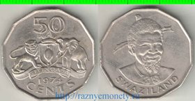 Свазиленд 50 центов (1974-1981) (Собуза II)