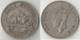Восточная Африка 1 шиллинг (1950-1952) (Георг VI, не император)