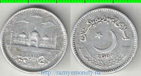 Пакистан 2 рупии (2007-2010) (редкий тип)