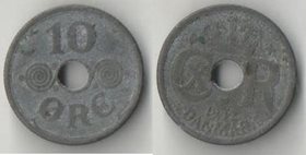 Дания 10 эре (1941-1944) N GJ (цинк)