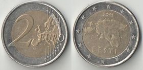 Эстония 2 евро 2011 год