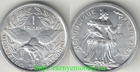 Новая Каледония 1 франк 1971 год (тип II) (год-тип, редкость)
