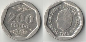 Испания 200 песет (1986-1987) (Хуан Карлос I)