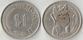 Сингапур 1 доллар (1968-1972)