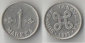 Финляндия 1 марка (1954-1961) (никель-железо)
