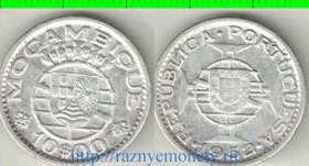 Мозамбик Португальский 10 эскудо (1952-1960) (тип I) (серебро)