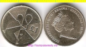 Гибралтар 1 фунт 2019 год - Островные игры (Елизавета II)