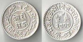 Катч княжество (Индия) 1 кори 1944 (VS2000) год (Vijayaraji) (серебро)