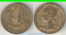 Мадагаскар Французский 20 франков 1953 год