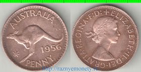 Австралия 1 пенни (1955-1964) (Елизавета II) (тип II)