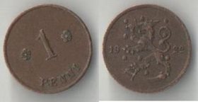 Финляндия 1 пенни (1920-1924)