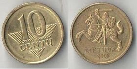 Литва 10 центов (1997-2008)