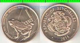 Сейшельские острова 1 цент 2016 год