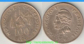 Новая Каледония 100 франков (1976-2004) (тип I)