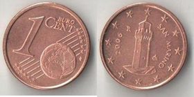 Сан-Марино 1 евроцент 2006 год