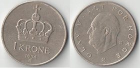 Норвегия 1 крона (1976-1990)