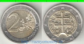 Словакия 2 евро 2009 год