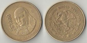 Мексика 1000 песо (1988-1990) (Инес де ла Крус)