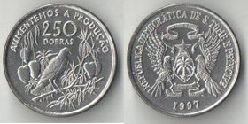 Сан-Томе и Принсипи 250 добрас 1997 год