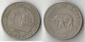 Либерия 5 центов (1961-1975)