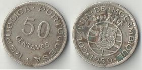 Мозамбик Португальский 50 сентаво 1950 год