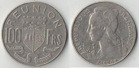 Реюньон Французский 100 франков 1964 год