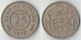 Гайана 25 центов (1967-1992)
