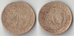 Либерия 1 цент 1937 год (латунь, год-тип)