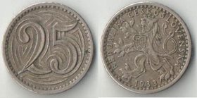 Чехословакия 25 геллеров 1933 год