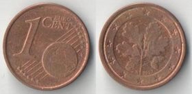 Германия (ФРГ) 1 евроцент (2002-2012) А, D, F, G, J