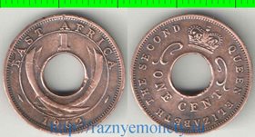 Восточная Африка 1 цент 1962 год (Елизавета II)