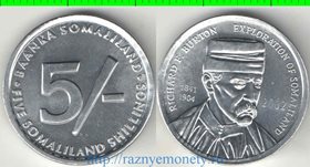 Сомалиленд 5 шиллингов 2002 год (Ричард Бартон)