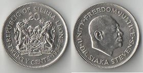 Сьерра-Леоне 20 центов 1984 года