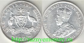Австралия 1 флорин - 2 шиллинга 1936 год (Георг V) (серебро) (период 1911-1936)