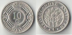 Нидерландские Антиллы 10 центов (2003-2009) (Беатрикс, тип IV, треугольник)