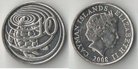 Кайман острова 10 центов 2008 год (Елизавета II) (тип III)