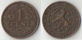 Кюрасао 1 цент 1947 год (тип II)