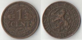 Кюрасао 1 цент 1947 год (тип II) РЕДКОСТЬ