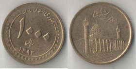 Иран 1000 риалов (2012 (SH1391) - 2014 (SH1393)) (нечастый тип и номинал)