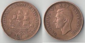 ЮАР 1/2 пенни 1937 год (Георг VI)
