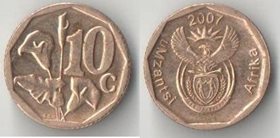 ЮАР 10 центов 2007 год uMzantsi